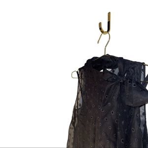 Banana Republic Black Chiffon Blouse